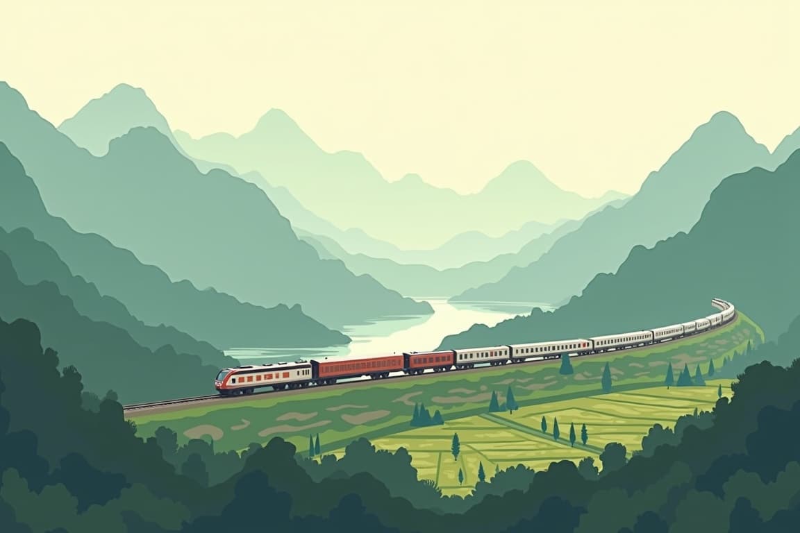 Illustration of Treasures of the East - Ho Chi Minh City to Shanghai