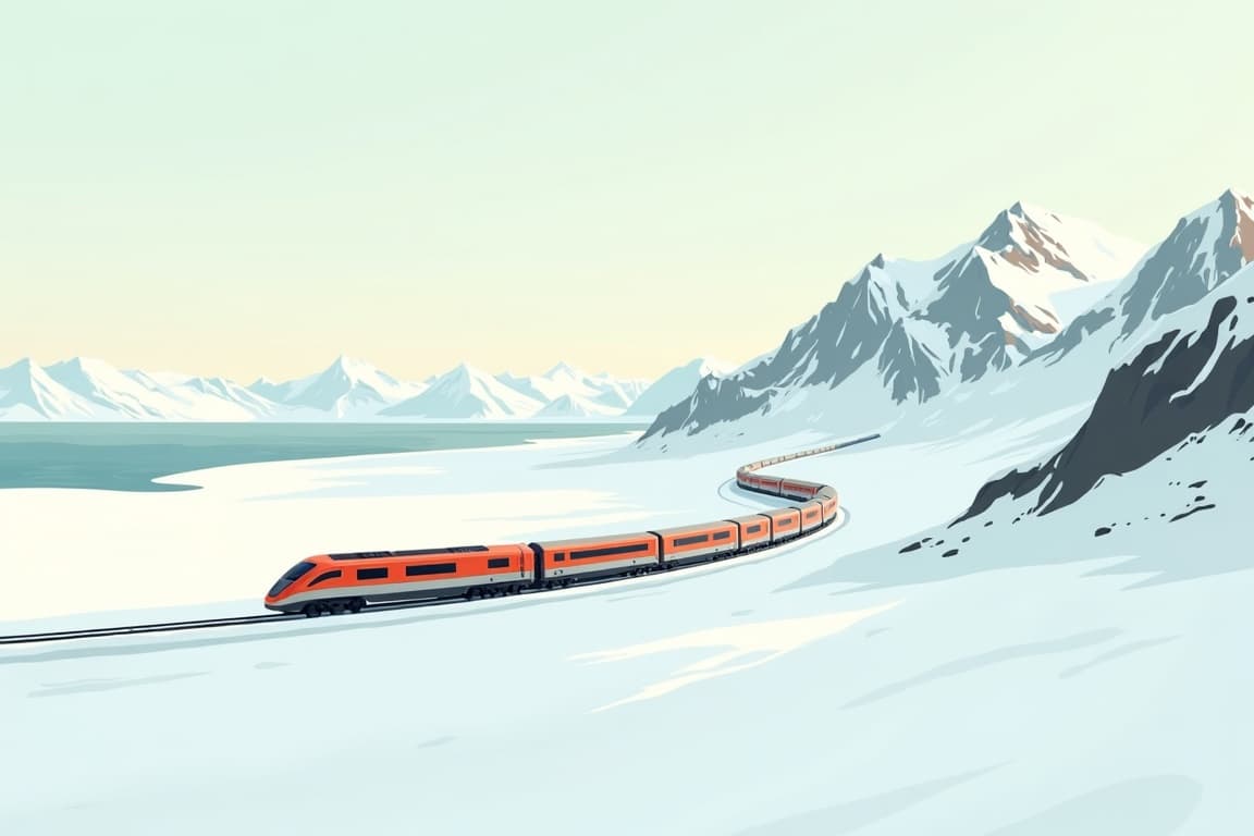 Illustration of Tromso & the ICEHOTEL on Arctic Circle Explorer