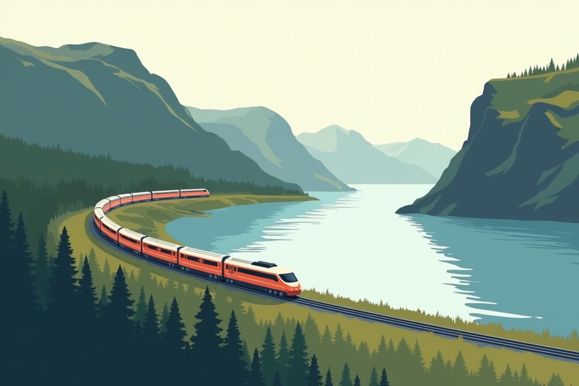 Illustration of Ultimate Scandinavia and The Polar Express