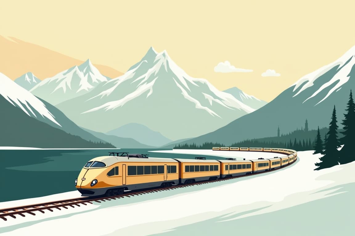 Illustration of Venice Simplon-Orient-Express, Venice to Paris