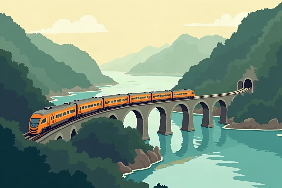 Illustration of Vietnam by Private Train (Ground Only) 2026