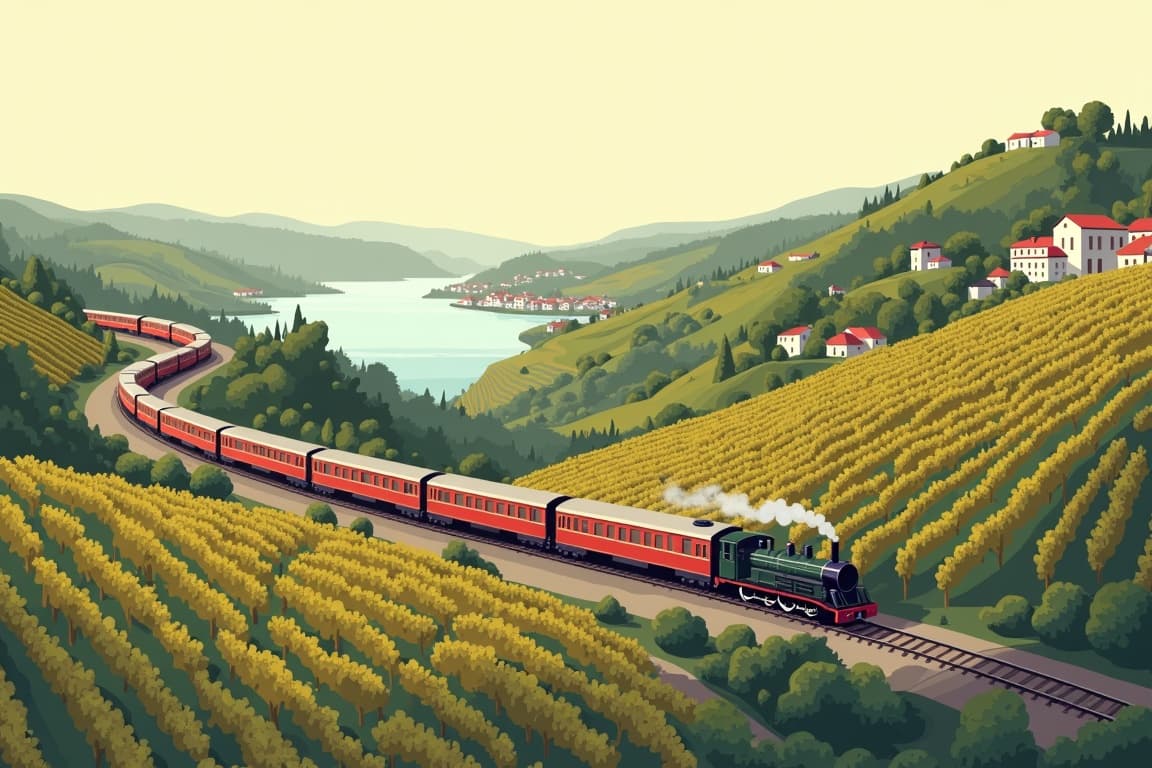 Illustration of Vintage Port