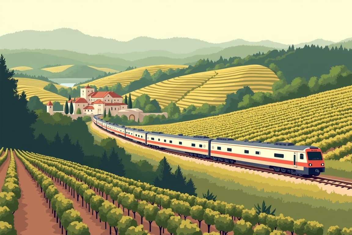 Illustration of Walk & Tour: Vineyards & Villages of Burgundy